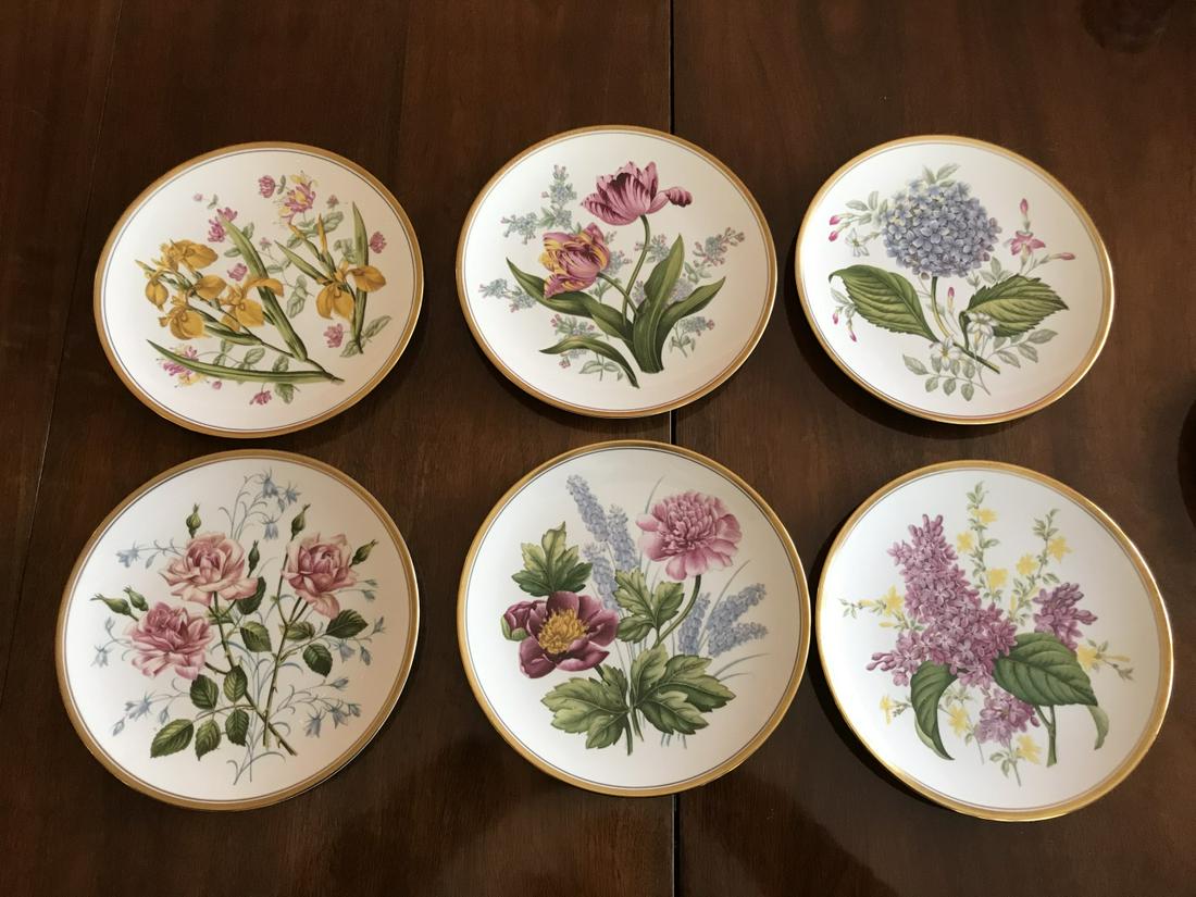 Set of Six English Spode Dessert Plates (1 of 3)