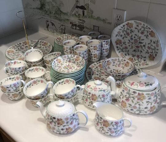 English Minton Porcelain Dessert & Coffee Service (1 of 5)