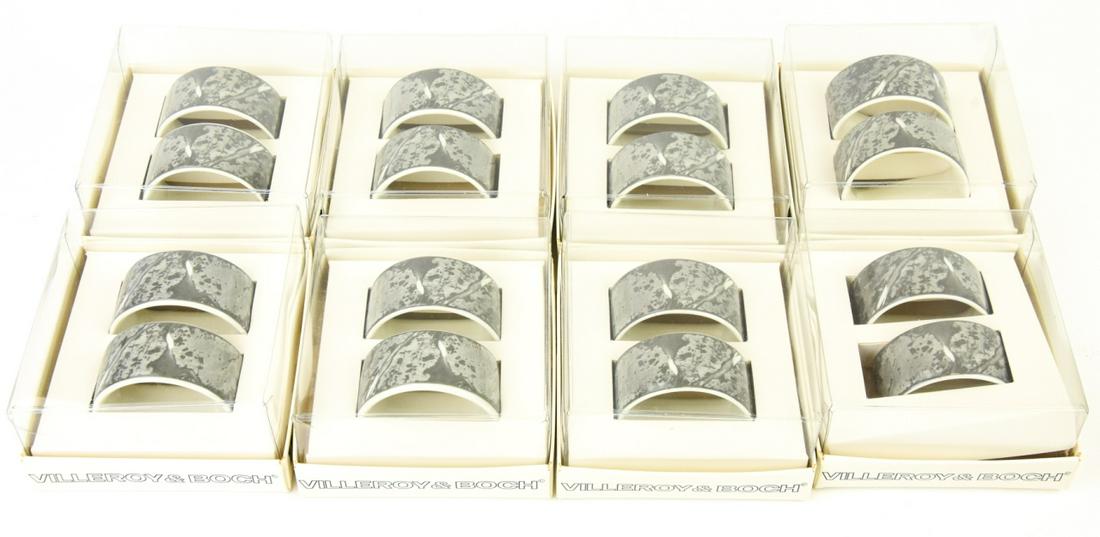 Set Villeroy & Boch Porcelain Marble Napkin Rings (1 of 4)
