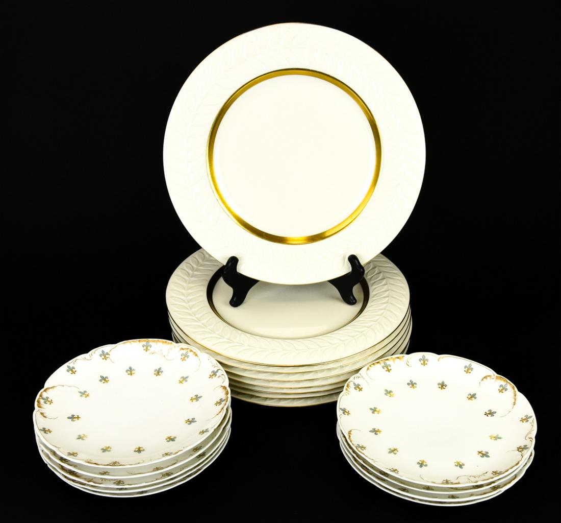 Two Sets Limoges & Theodore Haviland Plates (1 of 9)