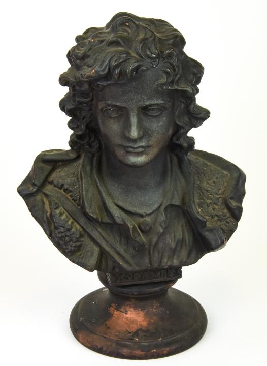 Cast Porcelain Andante Bust by R.U. Deponit 1878 (1 of 5)