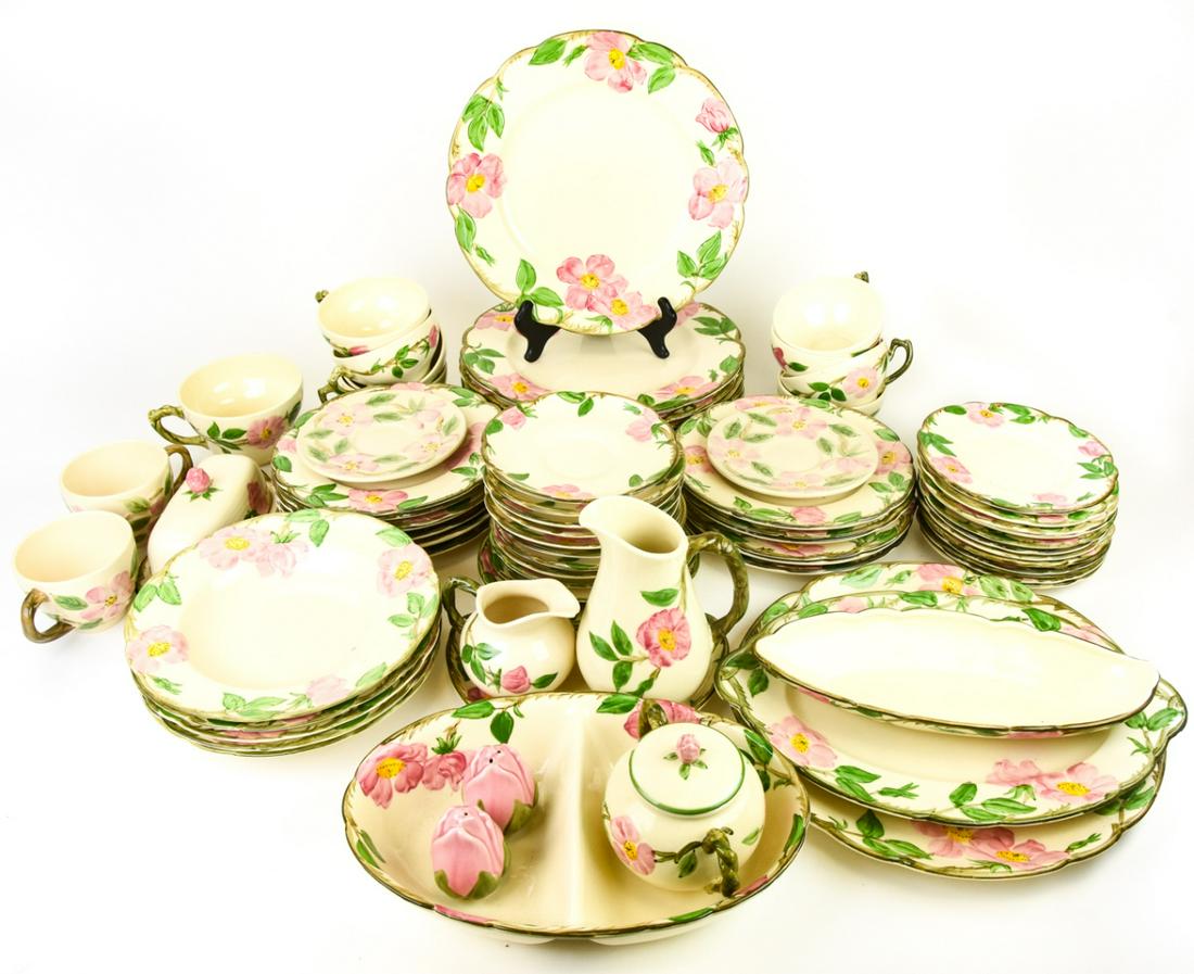 Franciscan Earthenware Desert Rose Dinner Service (1 of 10)