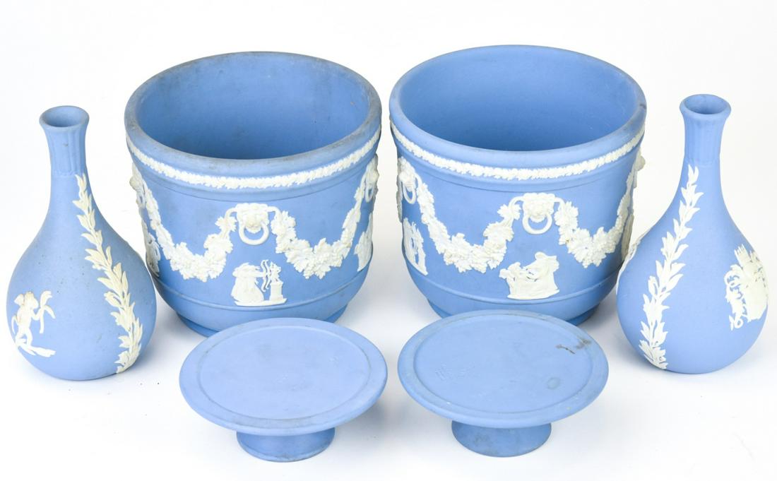 Wedgwood Blue & White Jasperware Porcelain (1 of 8)