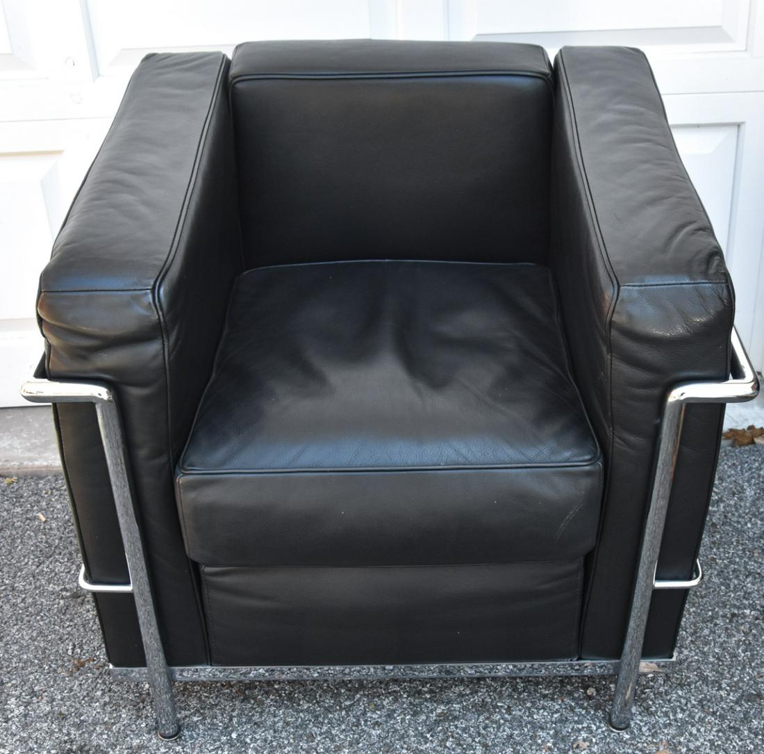 Vintage Le Corbusier LC2 Poltrona Leather Armchair (1 of 6)