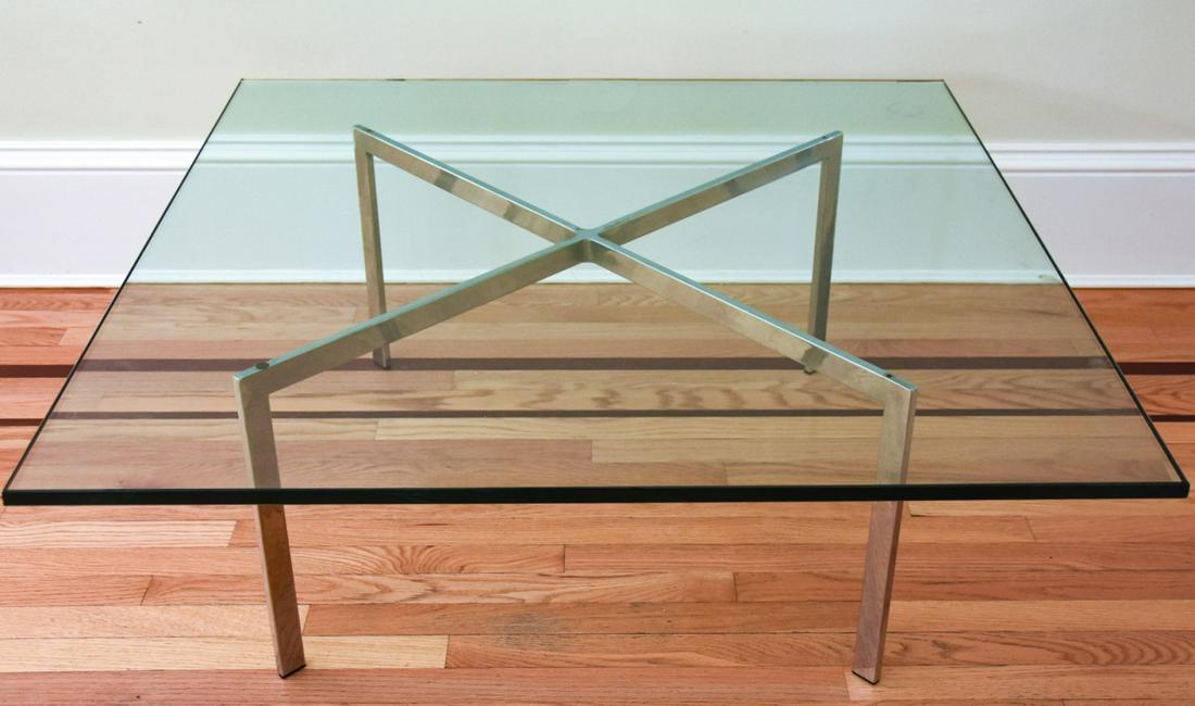 Mid Century Modern Mies Van Der Rhoe Coffee Table (1 of 5)