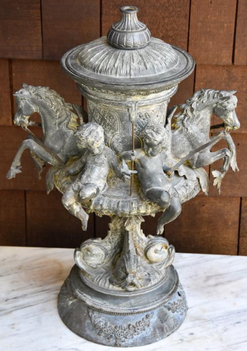 Antique 19th C Mythological Motif Centerpiece Urn (1 of 7)