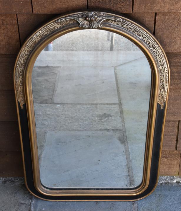Antique Art Deco Style Arched Top Wall Mirror (1 of 5)