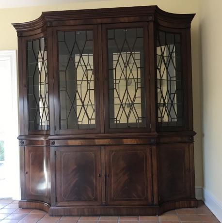 Large English Neo Classical Breakfront Cabinet (1 of 5)