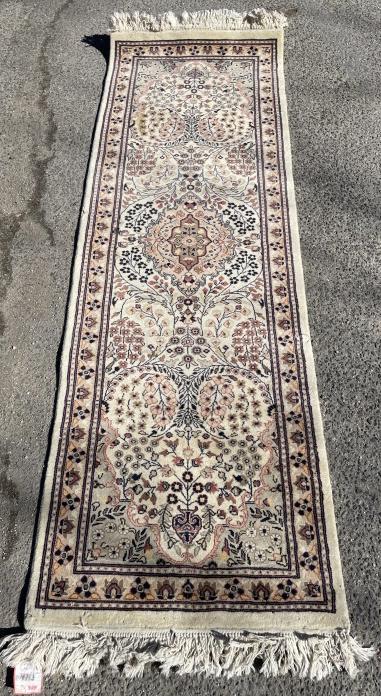 Hand Knotted Wool Persian Carpet Runner (1 of 6)