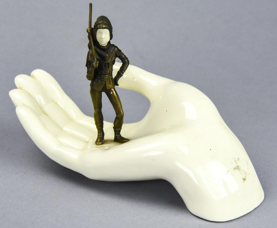 Minton Porcelain & Bronze "Tom Thumb" Sculpture (1 of 7)