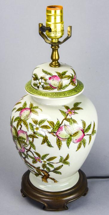 Chinoiserie Style Ginger Jar Form Table Lamp (1 of 6)