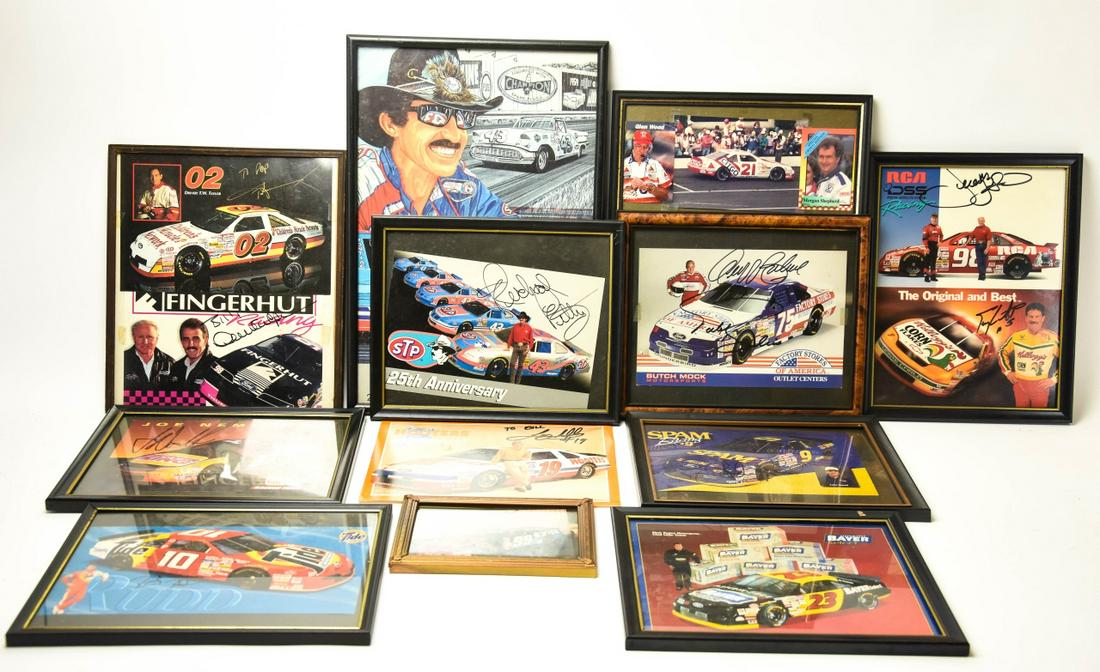 Lot Signed Nascar Photographs: Richard Petty (1 of 7)