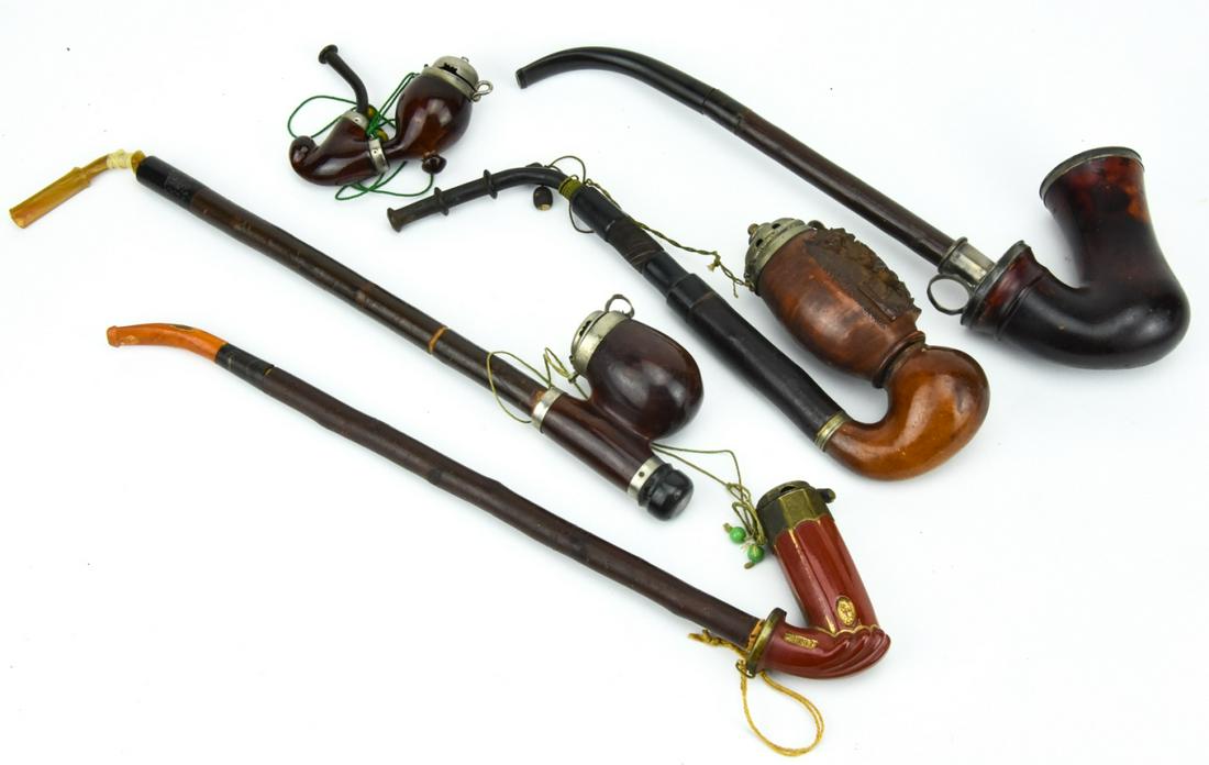 Lot 5  Assorted Tyrolean Pipes (1 of 7)