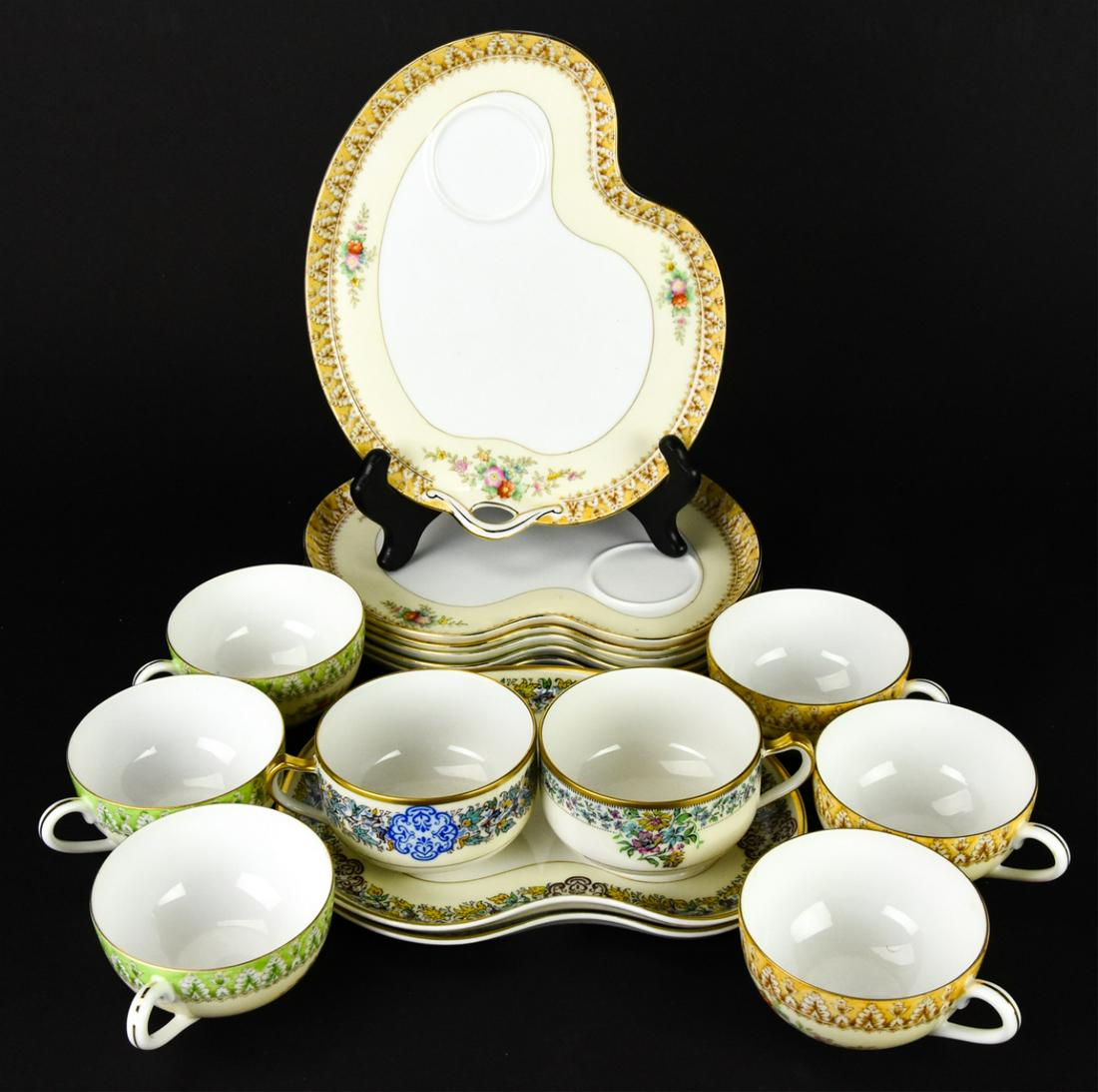 High Tea Cup & Plate Sets Limoge & Noritake (1 of 9)