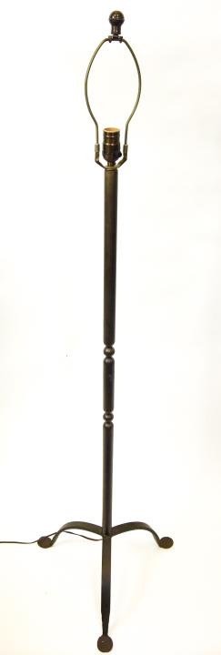 Contemporary Painted Wrought Iron Floor Lamp (1 of 7)