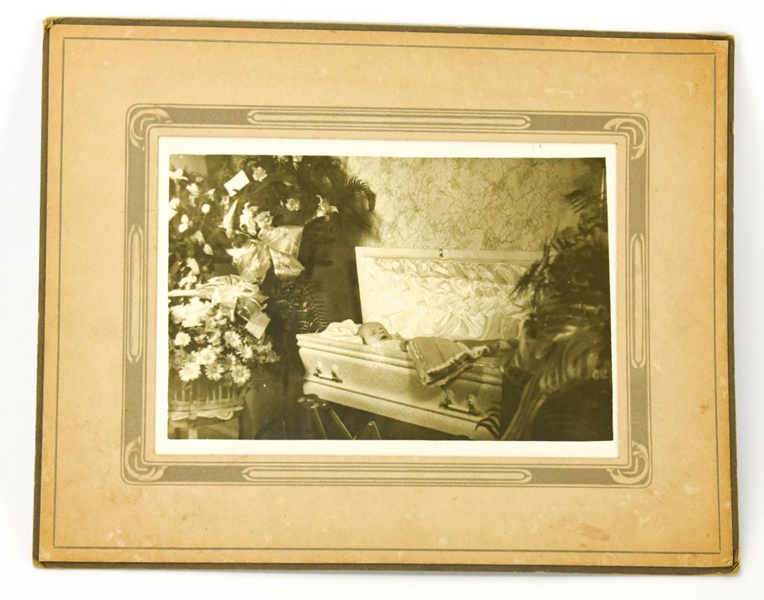 Antique Matted Post Mortem Photograph of a Baby (1 of 10)
