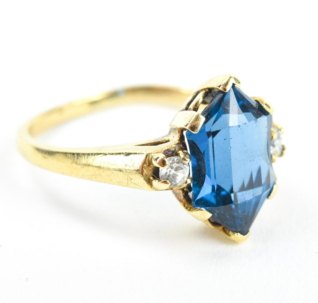 Vintage 10K Gold and Tanzanite Ring (1 of 7)