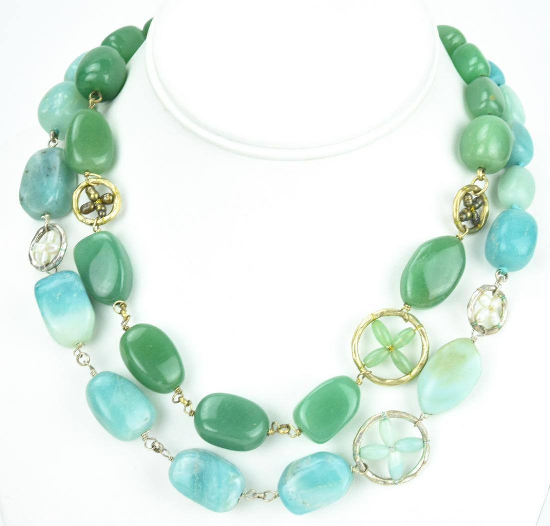 2 Vintage Hardstone Necklaces By Sigrid Olsen (1 of 10)