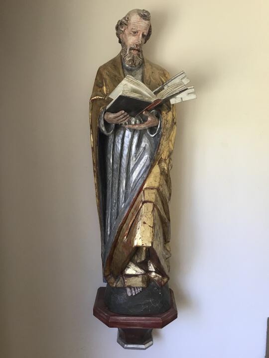 Large Scale Carved St Peter Figural Statue (1 of 8)
