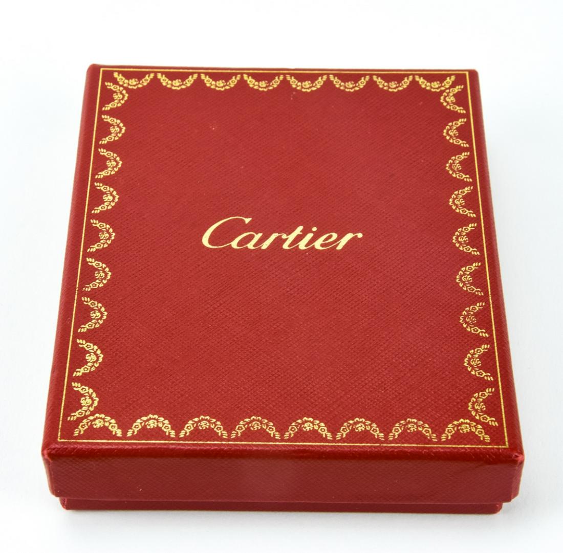 Cartier Leather & Brass Business Card Holder (1 of 6)