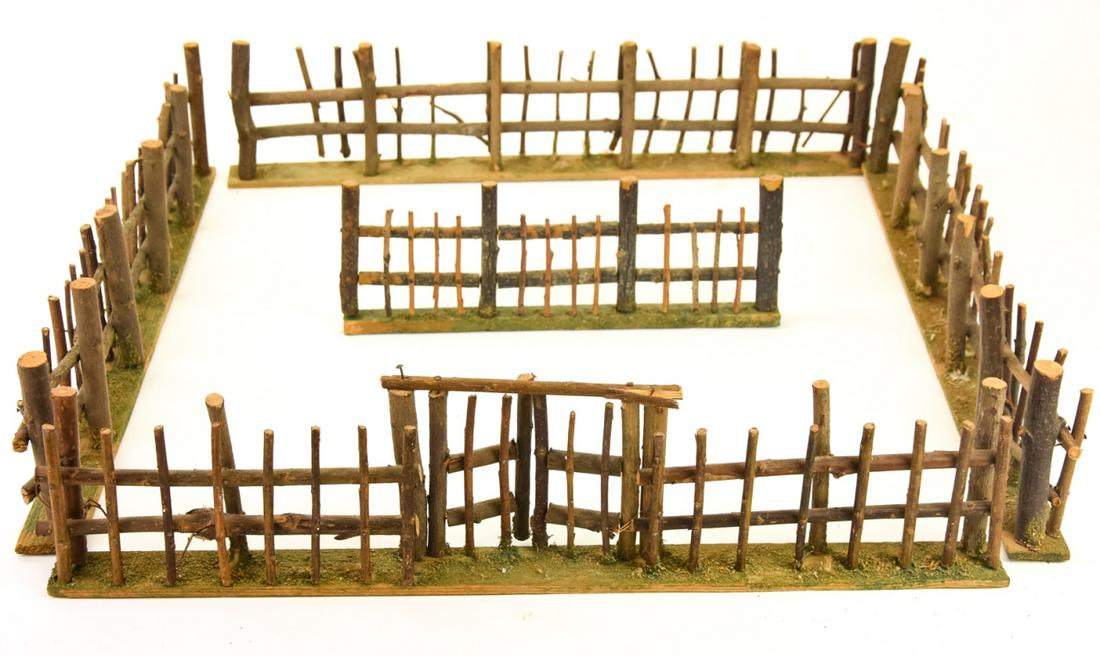 Antique German Wooden Doll or Christmas Tree Fence (1 of 9)