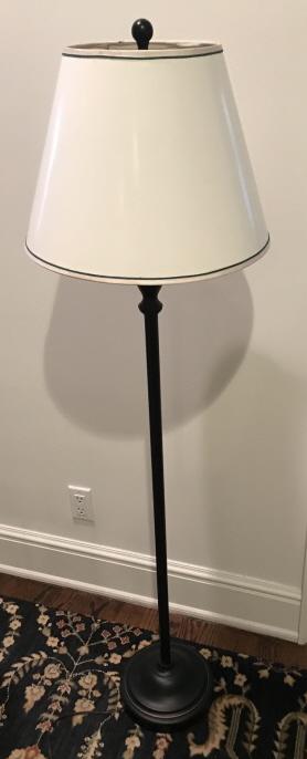 Matte Black Tone Contemporary Floor Lamp (1 of 2)