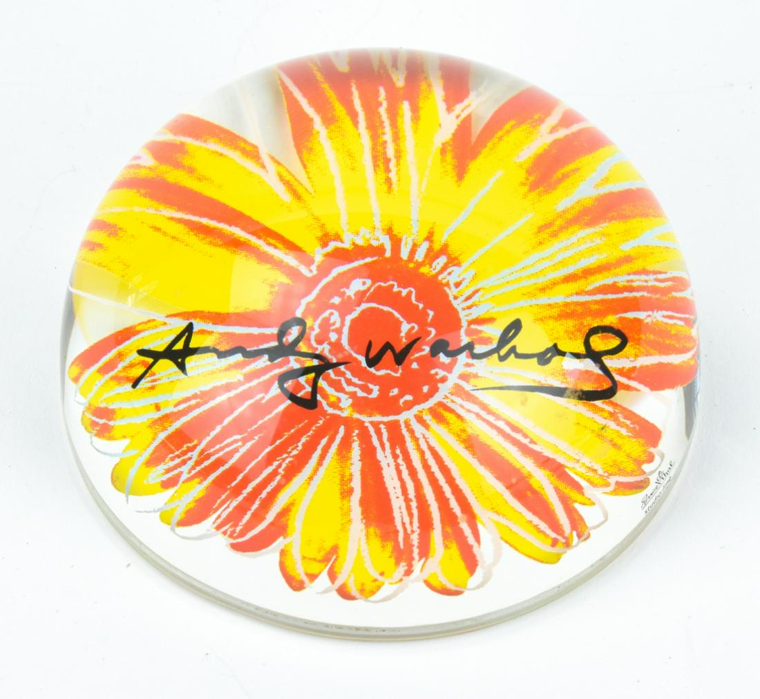 Rosenthal Andy Warhol Sunflower Paperweight (1 of 5)