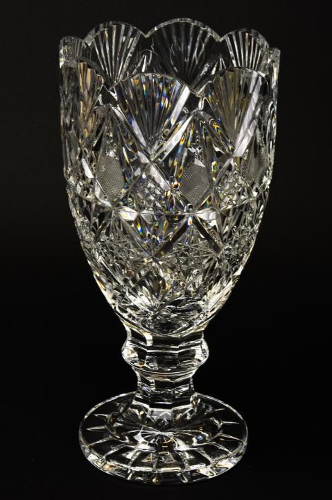 Waterford Society Sinclaire Crystal Footed Vase (1 of 8)
