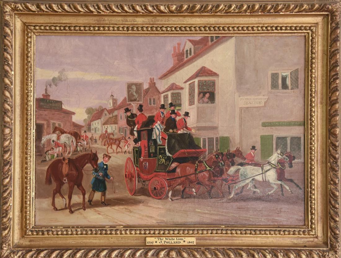 James Pollard Antique English Oil Painting (1 of 8)