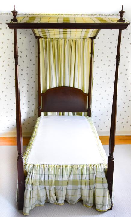 Antique English George III Style Canopy Bed (1 of 7)