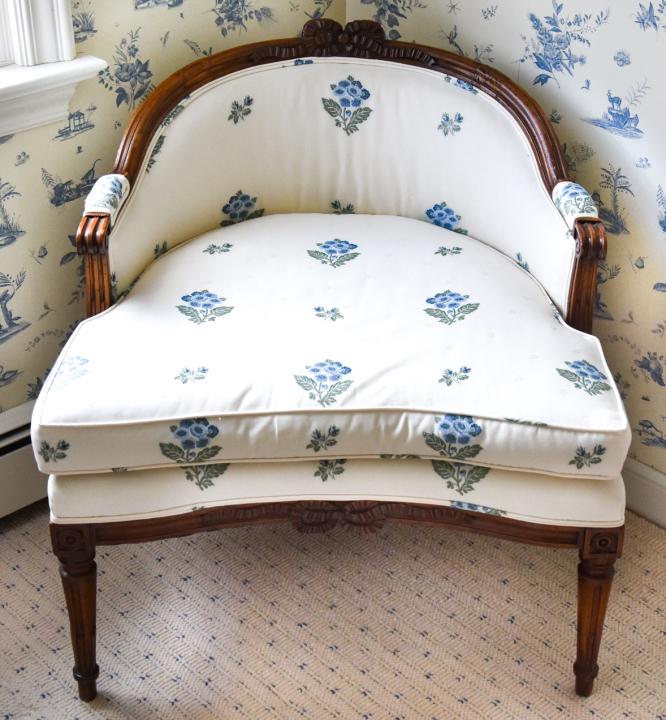 Antique 19th C French Walnut Armchair (1 of 6)