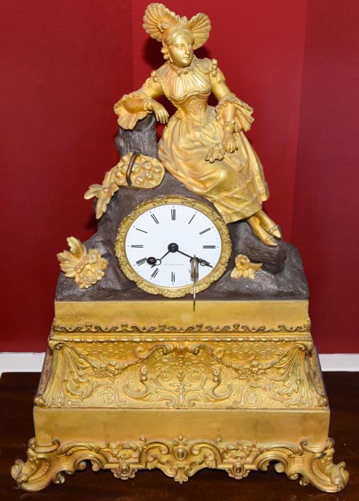 Antique 19th C French Mantel Clock by Boussard (1 of 5)