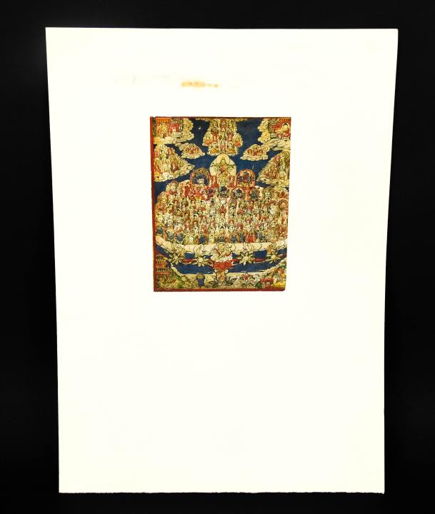 Antique 19th C Tibetan Thangka Painting on Canvas (1 of 8)