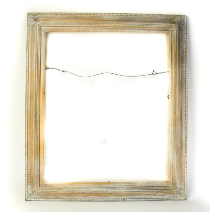 Carved Wooden Frame with Pickled Finish (1 of 6)