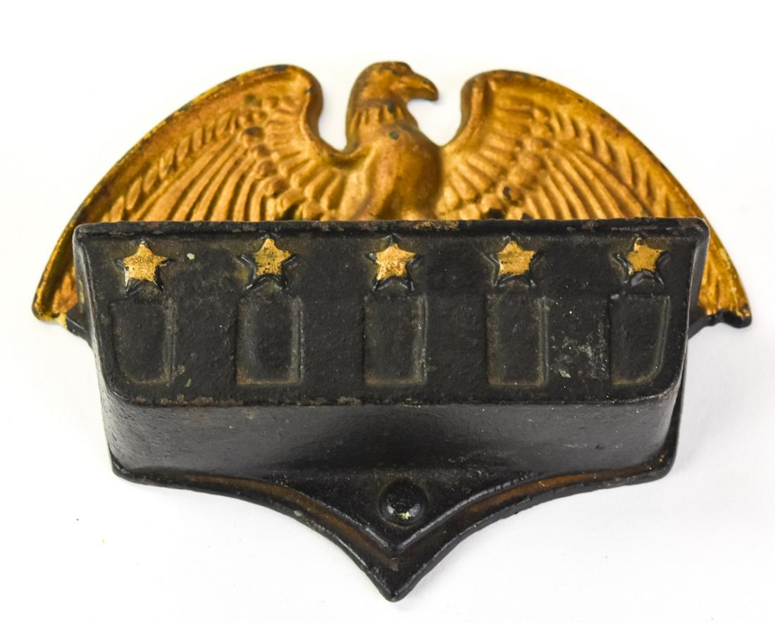Antique Cast Iron American Eagle Wall Pocket (1 of 8)