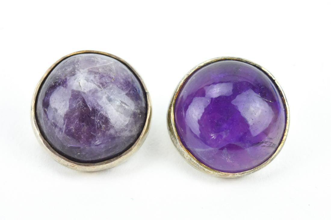 Pair Vintage Mexican Silver Spratling Cufflinks (1 of 7)