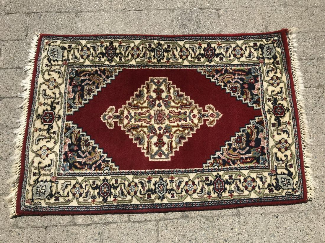 Oriental Hand Knotted Central Medallion Area Rug (1 of 4)