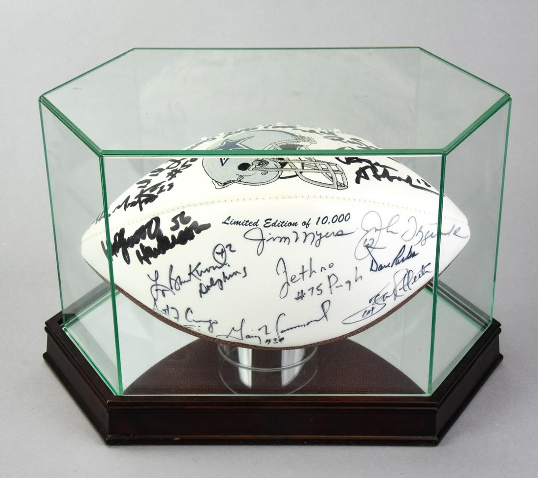 Dallas Cowboys Autographed Champion Footbal (1 of 7)