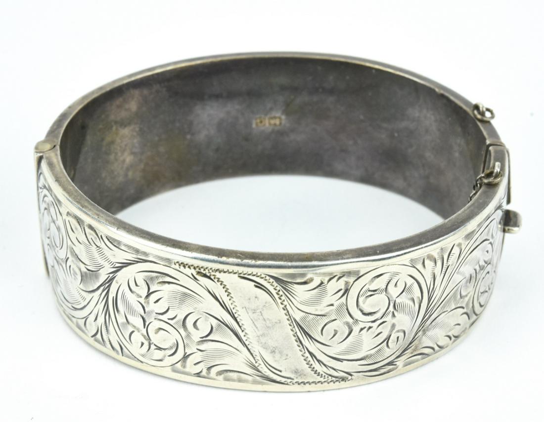 Antique 19th C Victorian Sterling Silver Bracelet (1 of 7)
