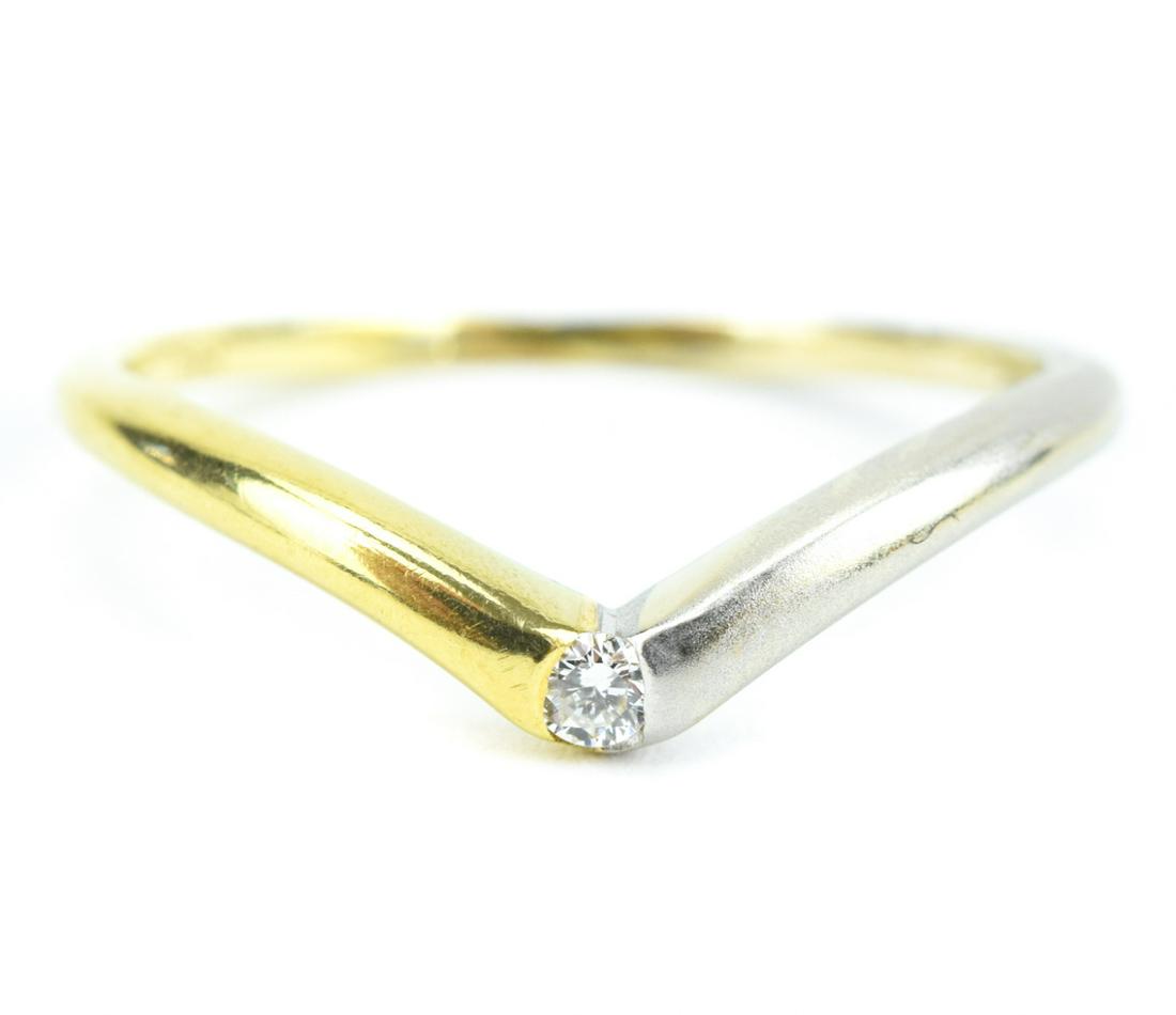 Estate 14kt  White & Yellow Gold Diamond Ring (1 of 7)