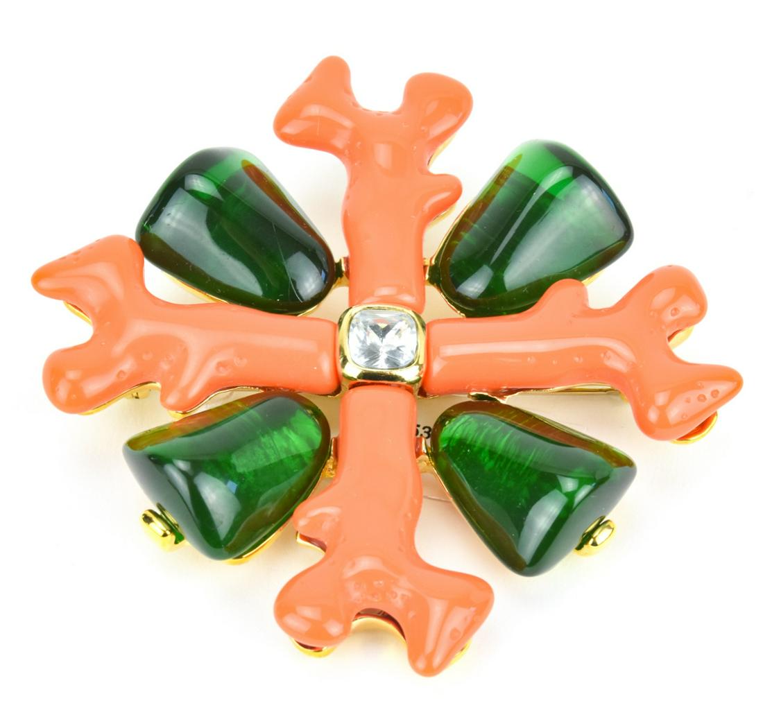 Vintage Kenneth Jay Lane Costume Brooch (1 of 8)