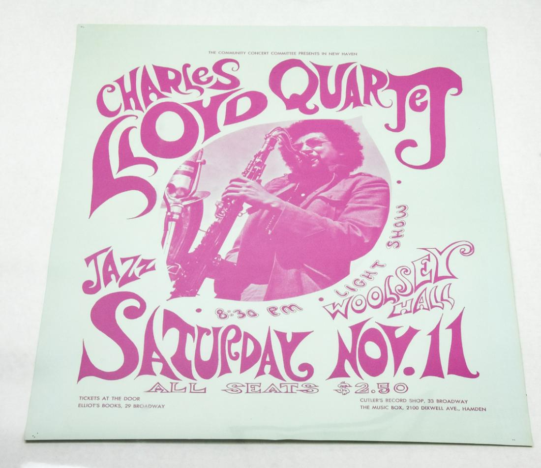 Vintage Charles Lloyd Quartet Concert Poster (1 of 6)