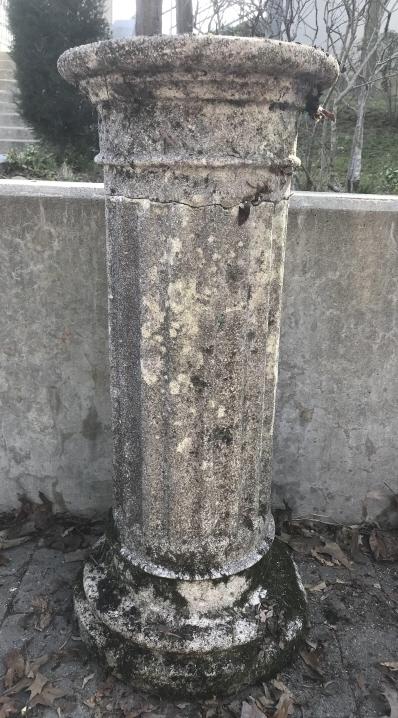 Neoclassical Cement Garden Doric Fluted Column (1 of 6)