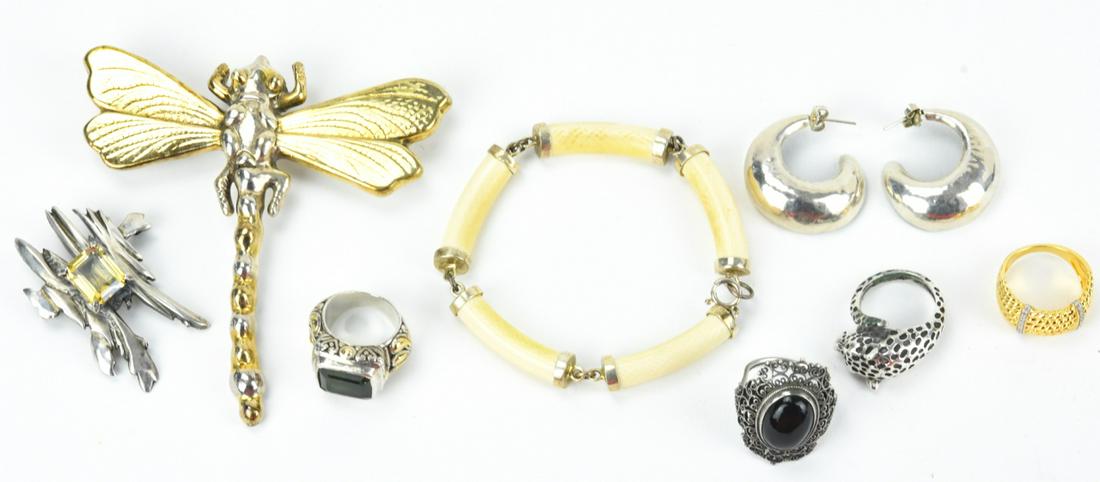 Lot of Sterling Silver Jewelry (1 of 9)