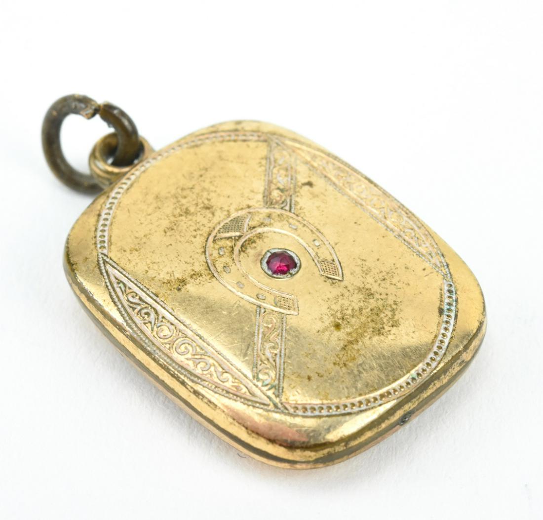 Antique 19th C Horseshoe Motif Necklace Pendant (1 of 5)