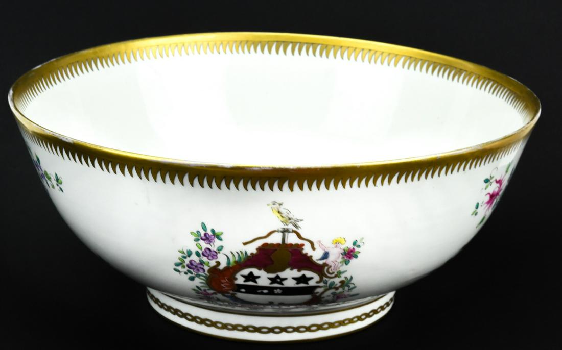 Paris Porcelain Chinese Export Style Large Bowl (1 of 9)