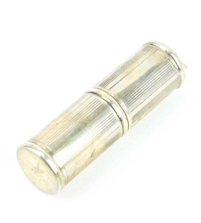 Estate Art Deco Style Sterling Pill Box Pendant (1 of 7)
