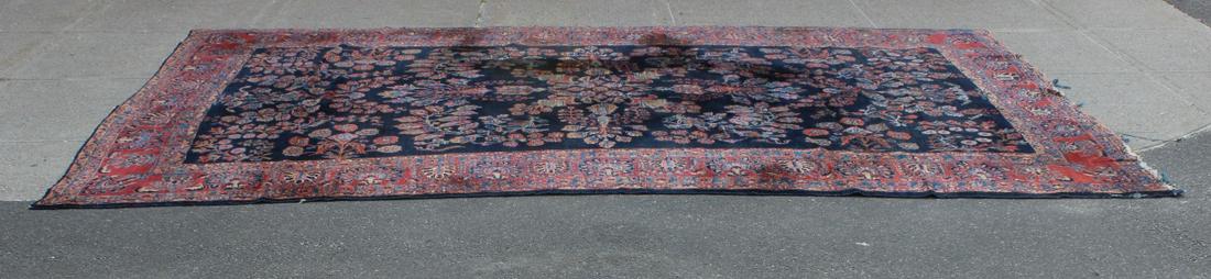 Persian Style Carpet w Central Vase Design (1 of 8)