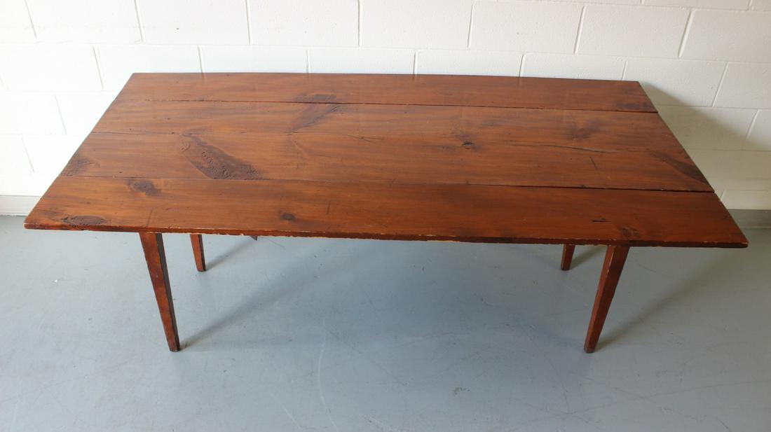 Country Style Drop Leaf Pine Kitchen Dining Table (1 of 11)