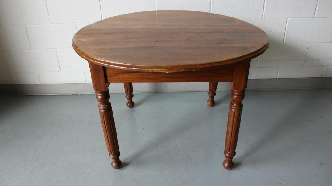 American Empire Style Round Dining / Side Table: American Empire Style Round Dining / Side Table. Measures 28 inches high x 42 inches in diameter.